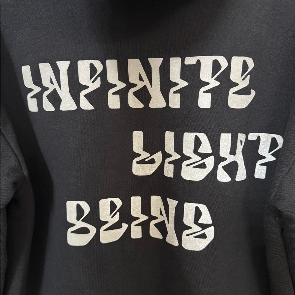 Melody Ehsani Black Infinite Light Being High End Streetwear Hoodie Women’s M - Picture 2 of 5